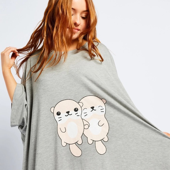 The Oodie "Otter" Sleep Tee - NEW - Picture 2 of 3